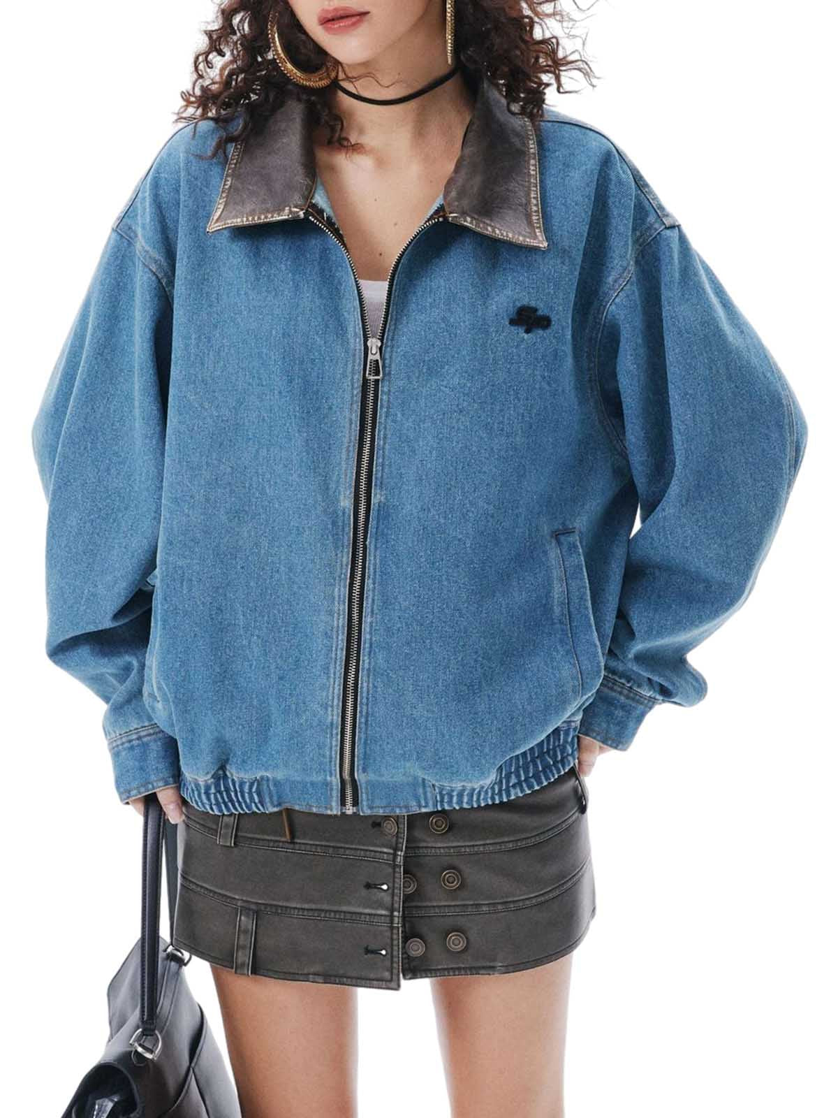 Jaqueta Heavy Washed Denim Work