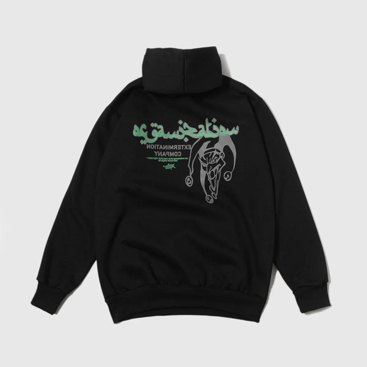 HOODIE JOKER ARABIC BLACK