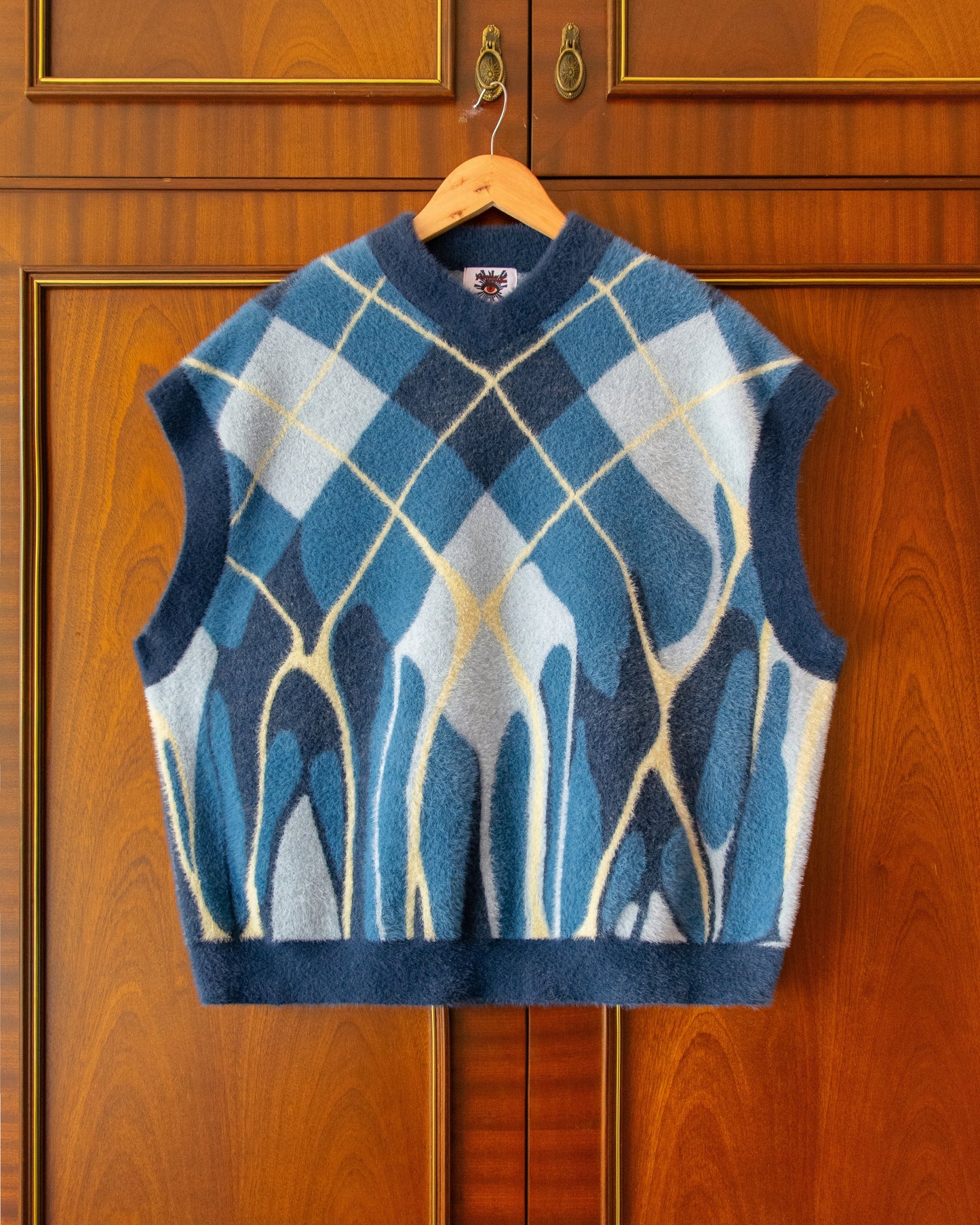 SUÉTER VEST SHAGGY KNIT