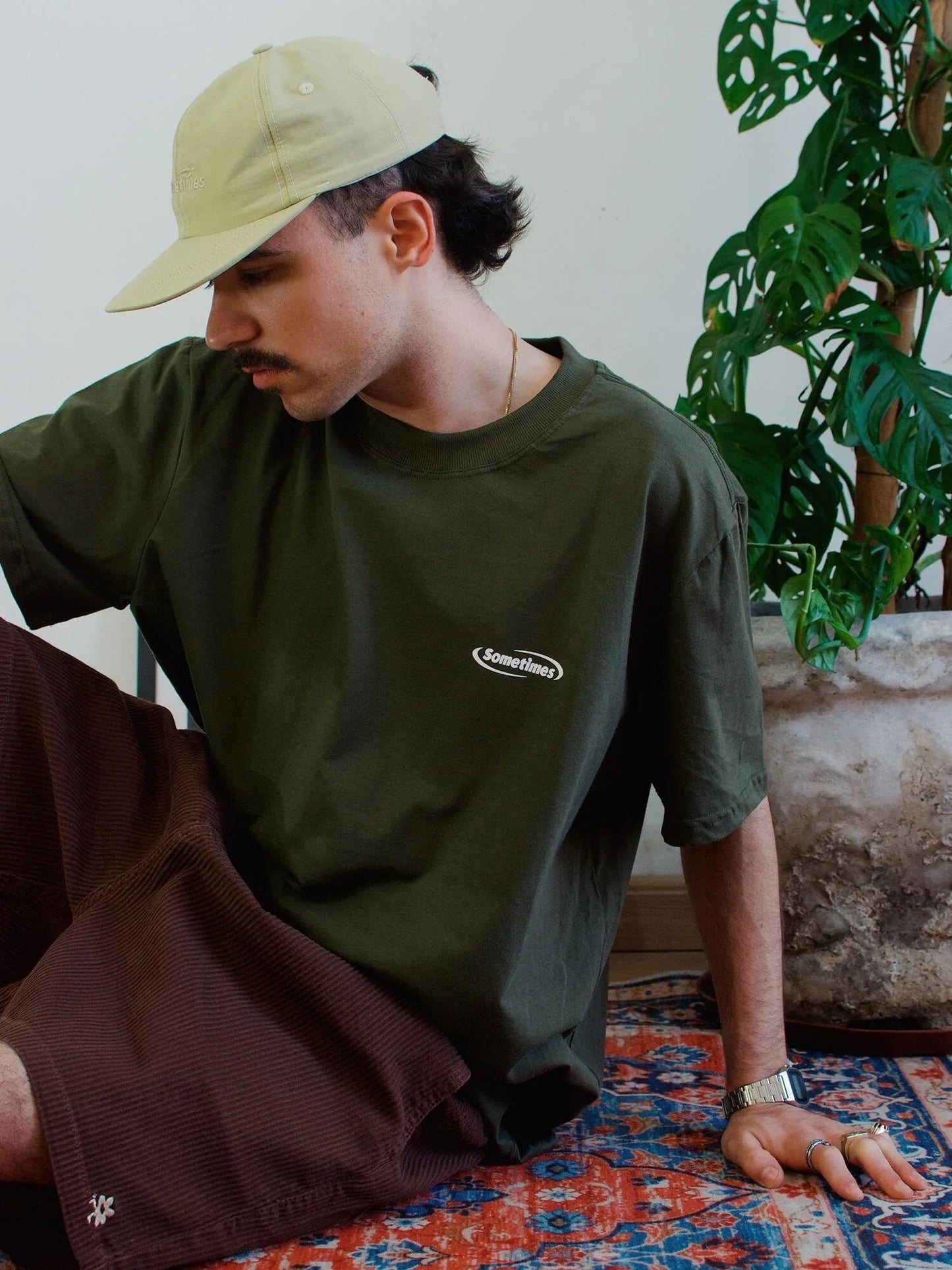 T-SHIRT BOXY GREEN GOOD AGAIN