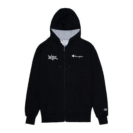 HOODIE SUF X CHAMPION BLACKOUT