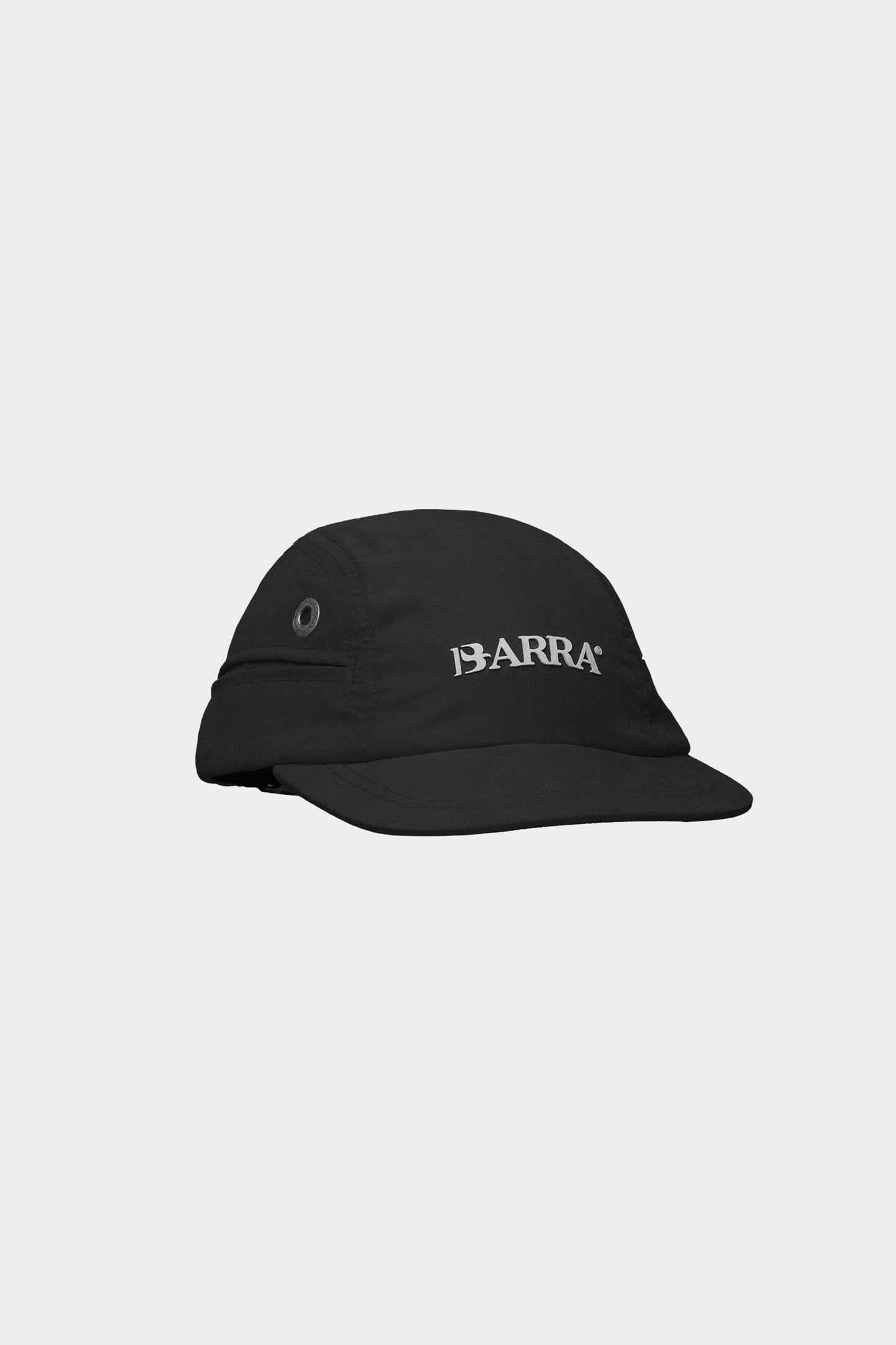 Bone Barra Crew Four Panel Barra Logo (Black)