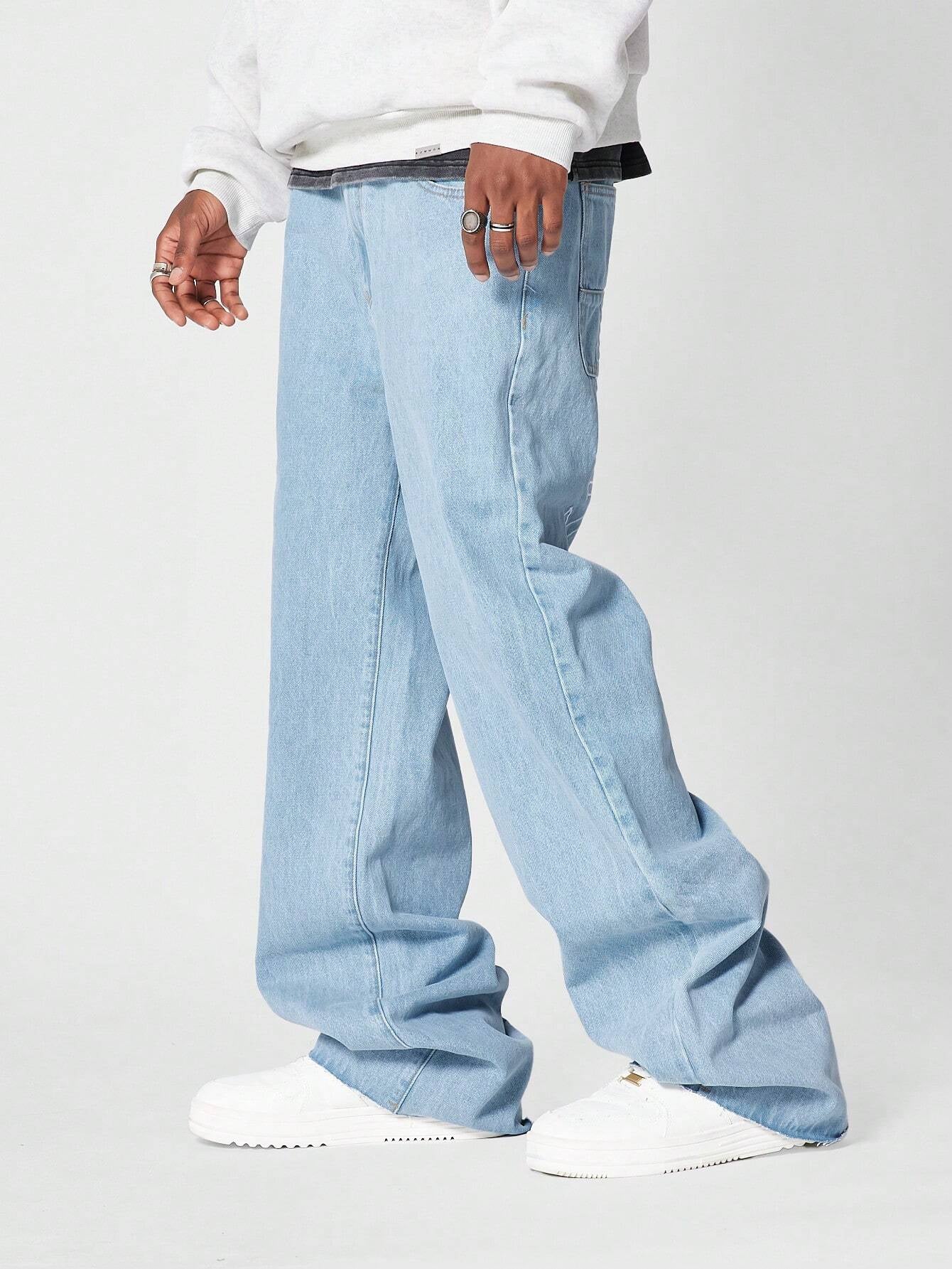 Calça Bordado 90s