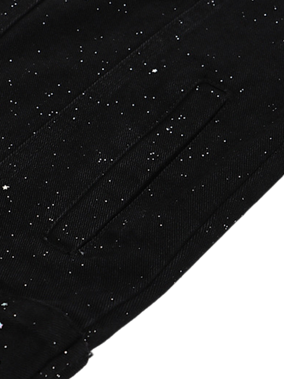 Jaqueta Distressed Sequin galaxy