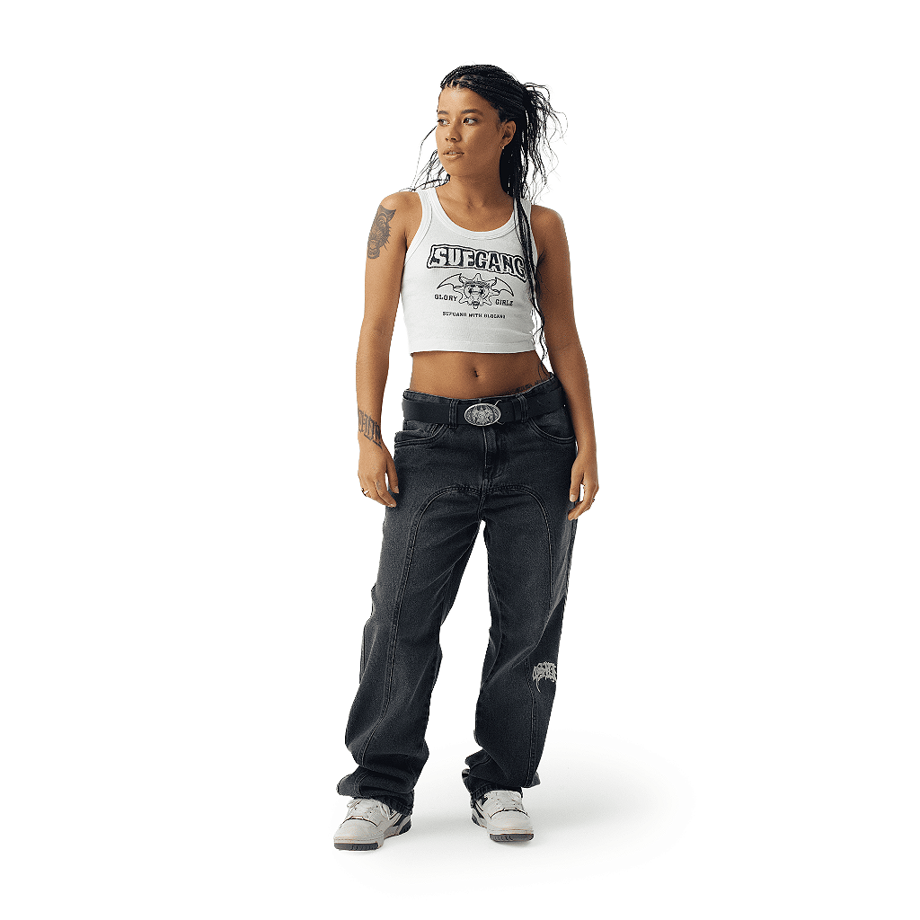 TANK CROP SUFGLO OFF WHITE