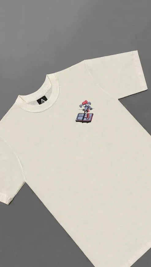 CAMISETA BREAK MOUSE OFF WHITE "BRAZART"