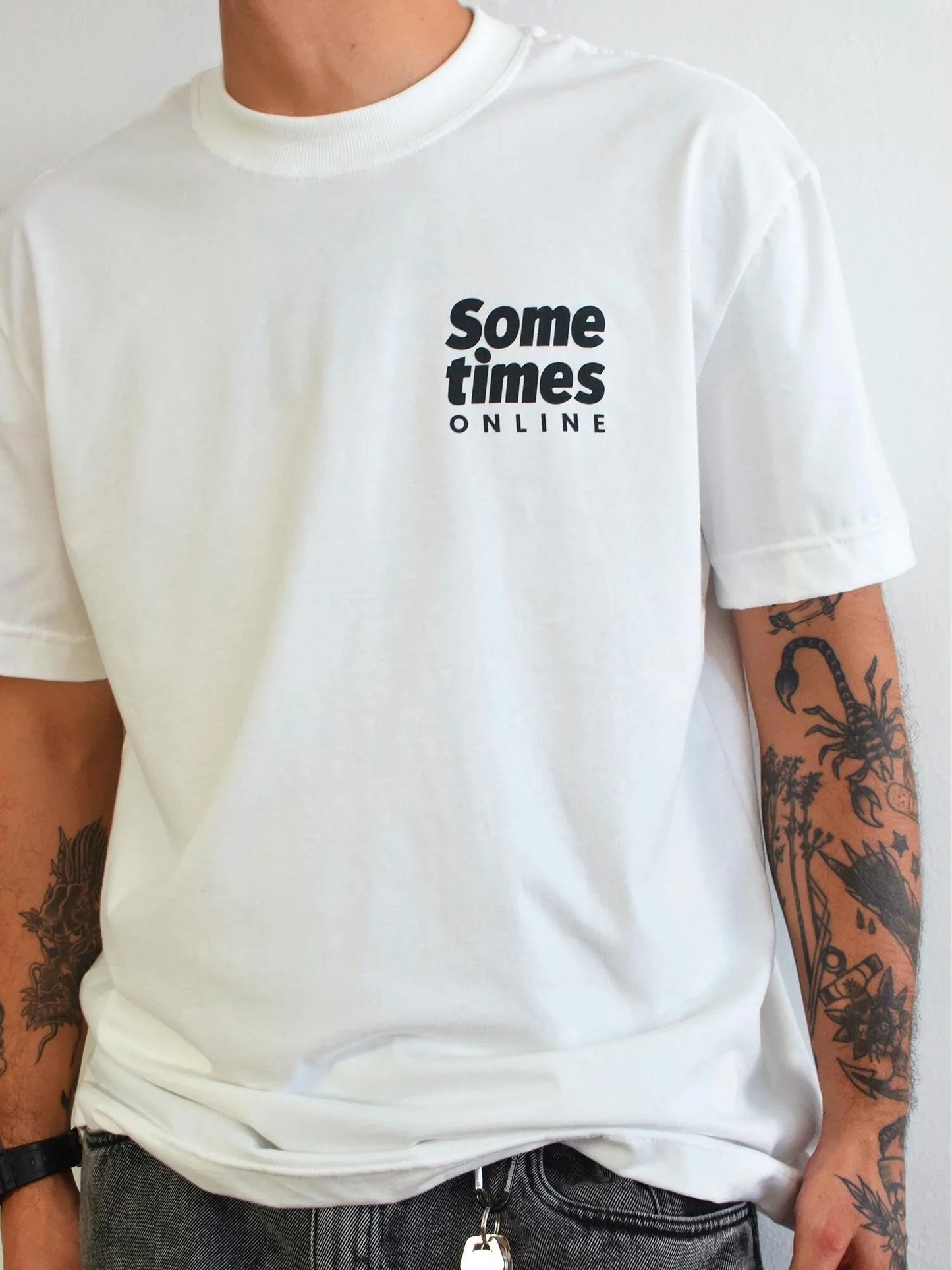 T-SHIRT CARABINER WHITE