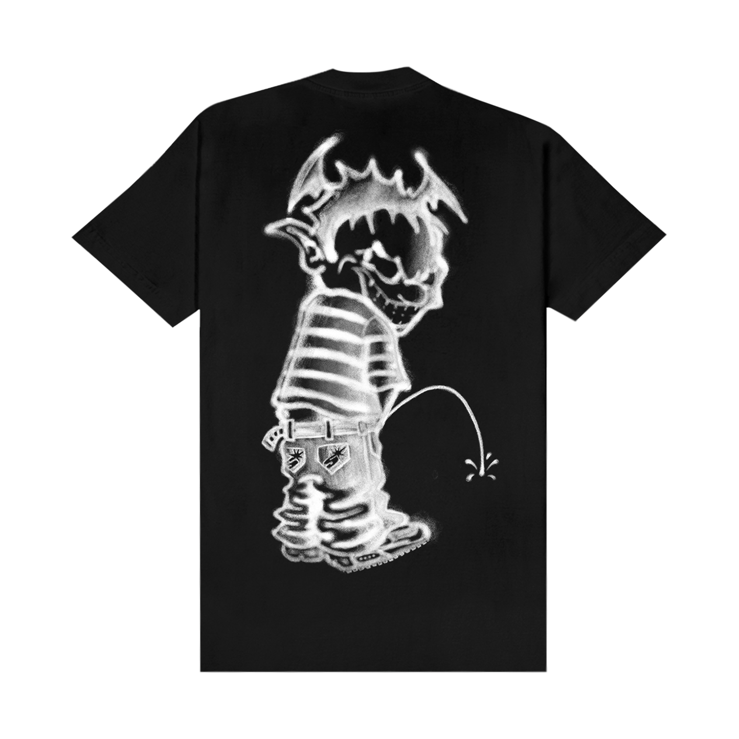T-SHIRT SUFKALVIN AIRBRUSH BLACK