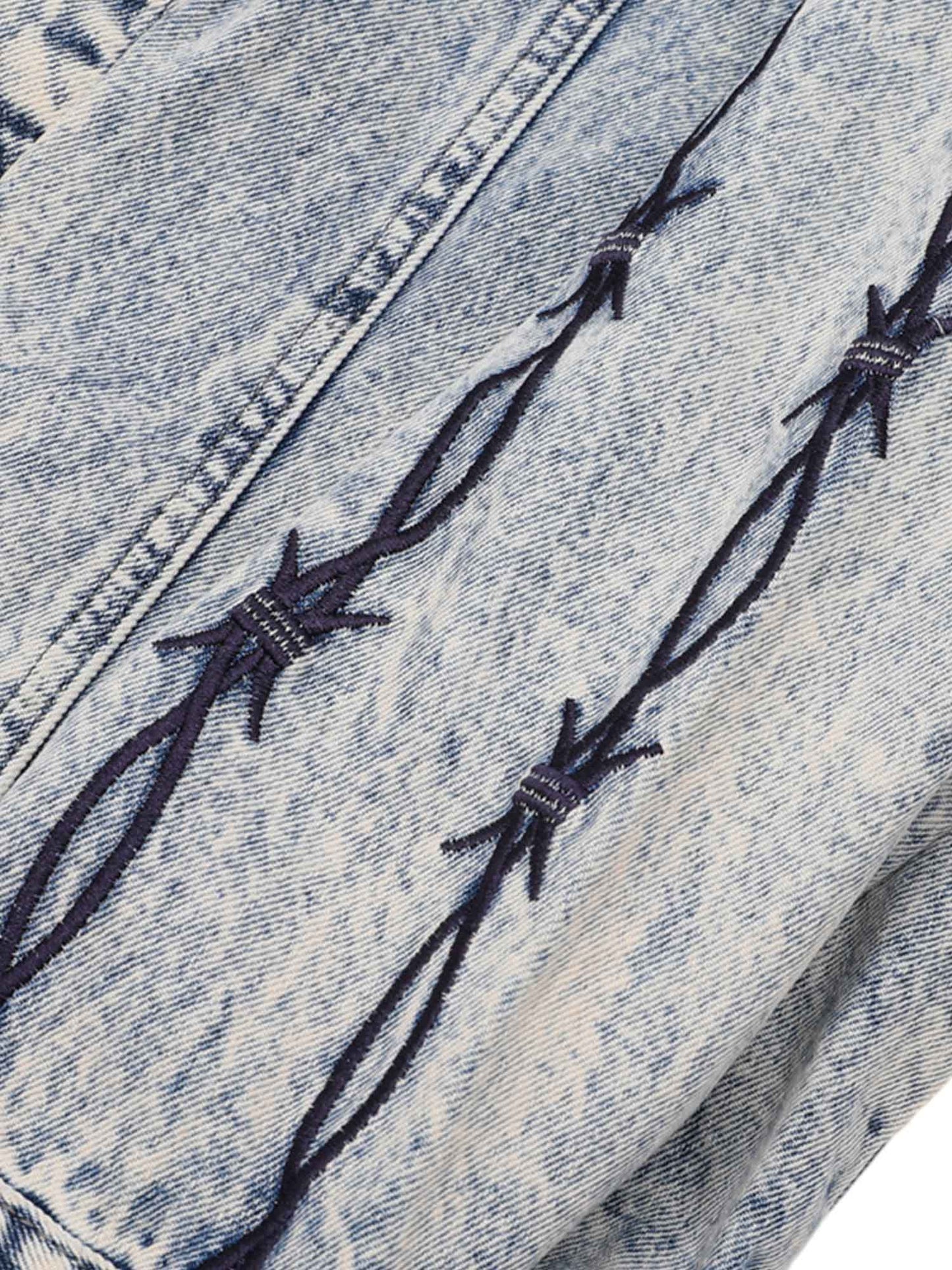 JAQUETA THORN EMBROIDERED DENIM