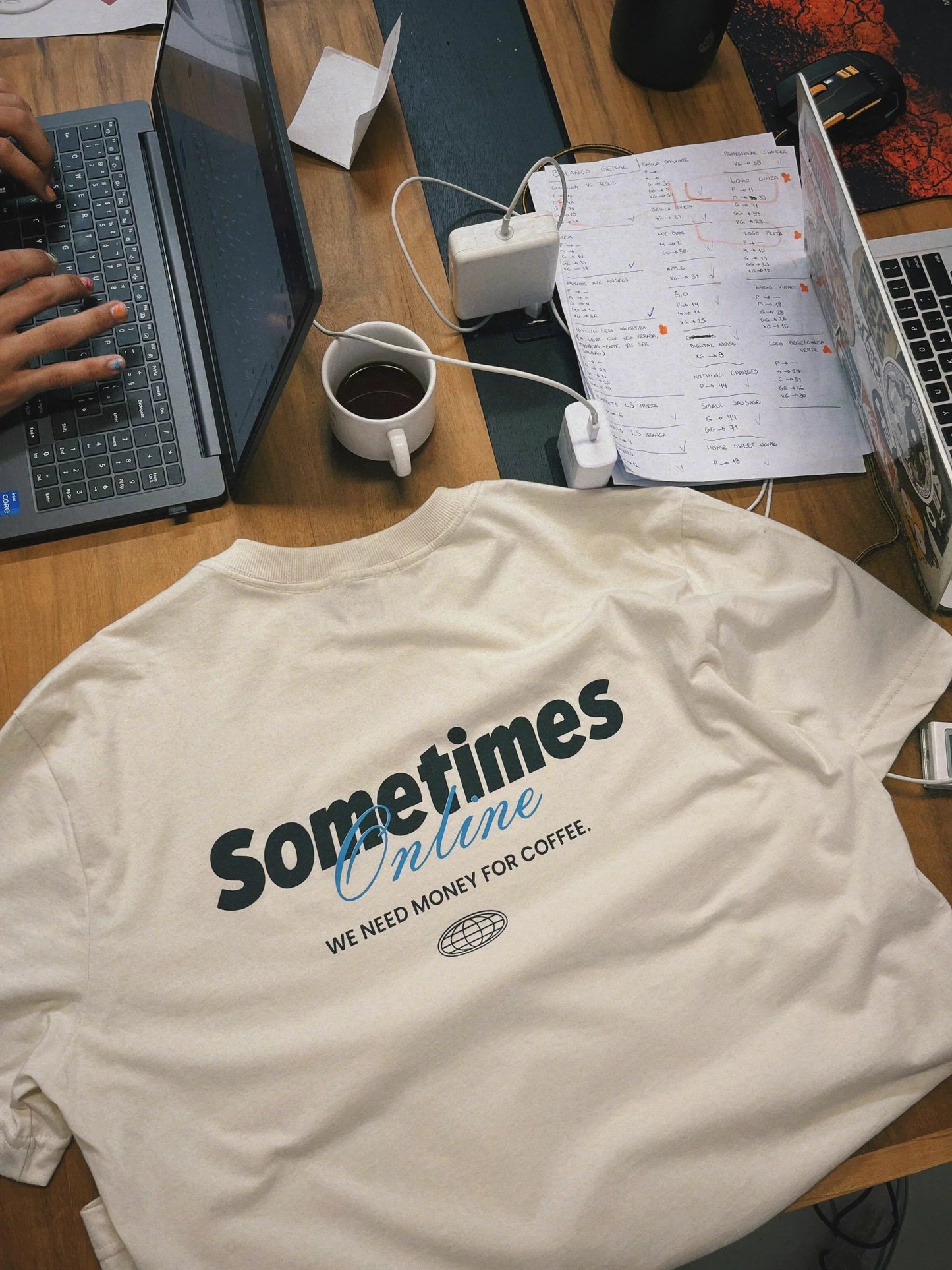 T-SHIRT MONEY FOR COFFEE