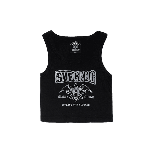 CROP TANK SUFGLO BLACK