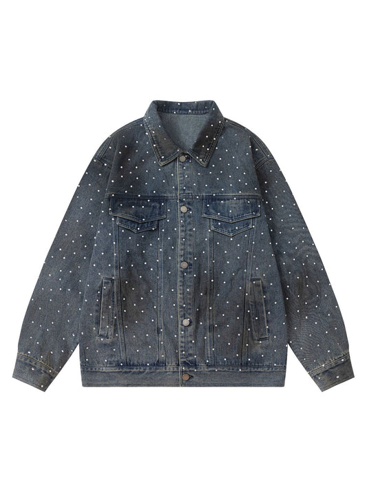JAQUETA DENIM BEAD WASHED