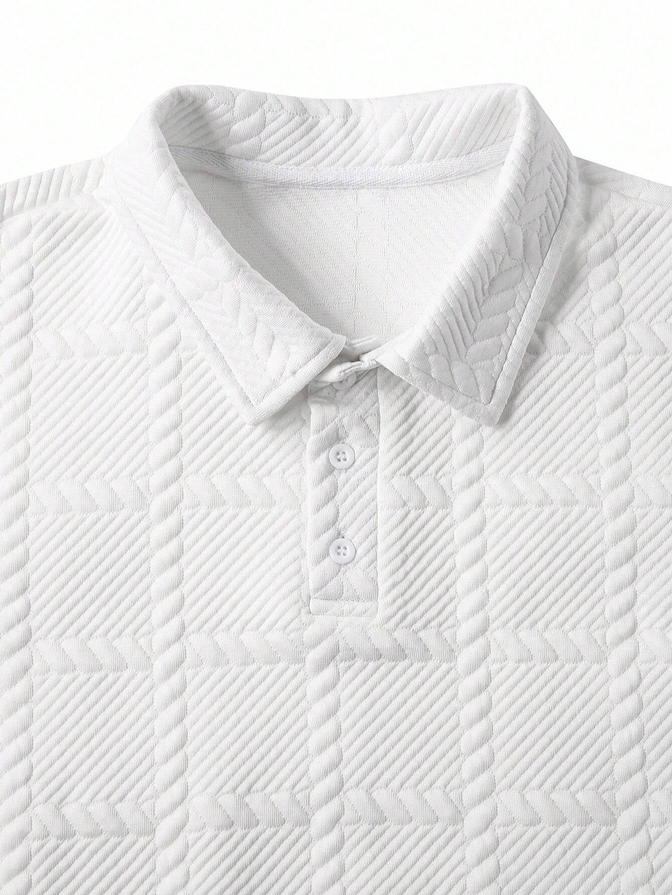 Camisa Polo de Manga Longa Casual