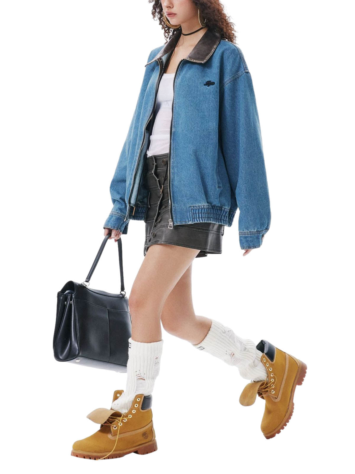 JAQUETA HEAVY WASHED DENIM