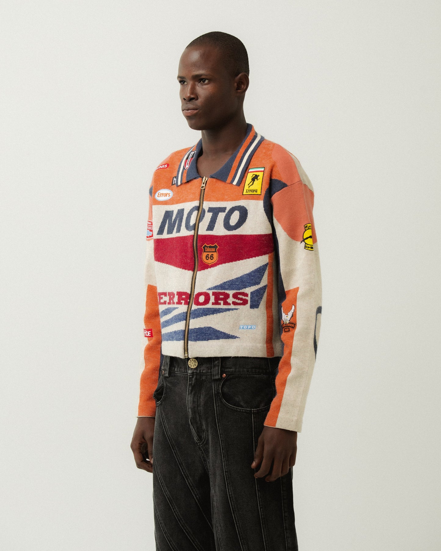 JAQUETA MOTO KNIT