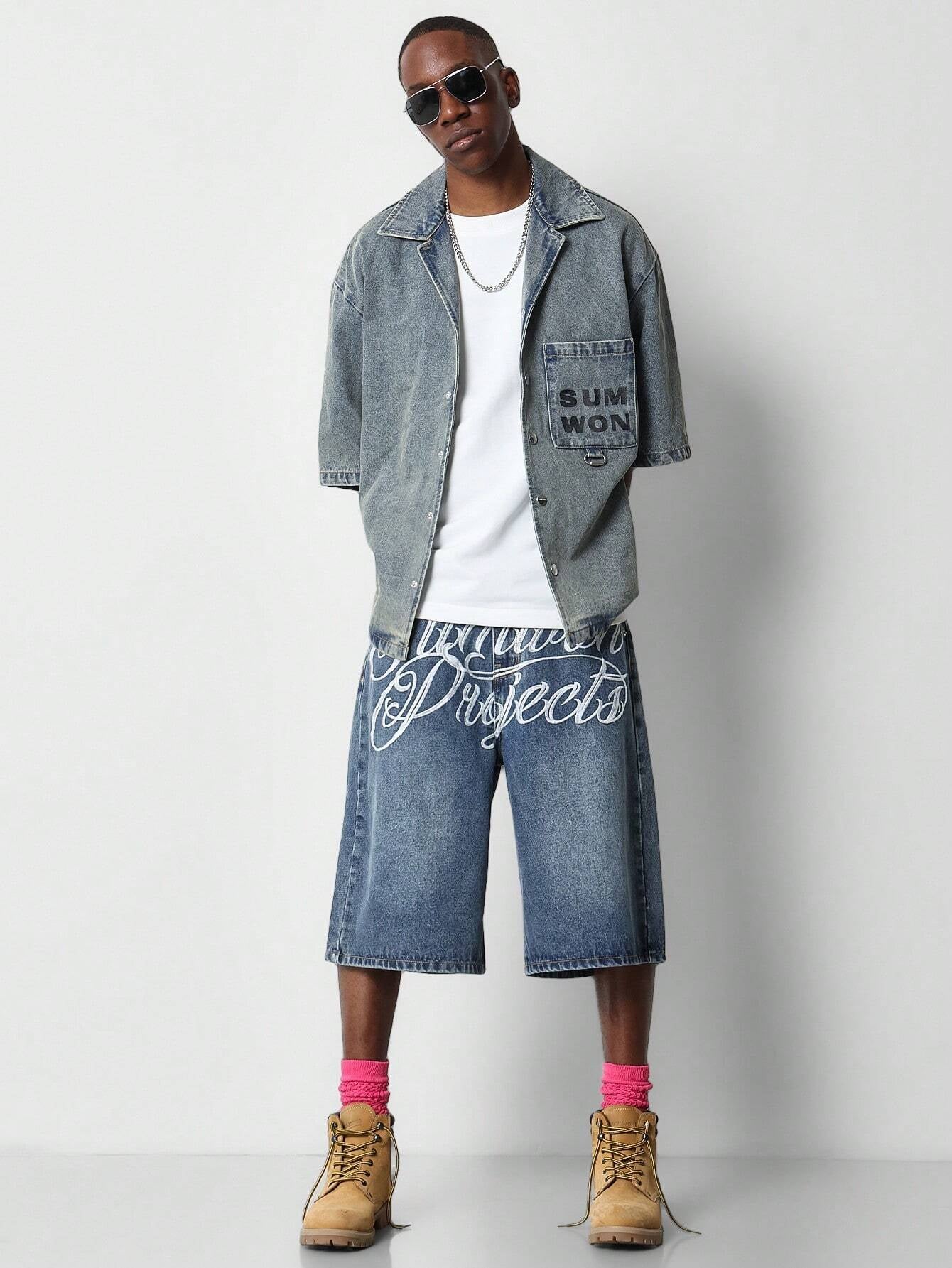 Shorts Chicanos Bordado