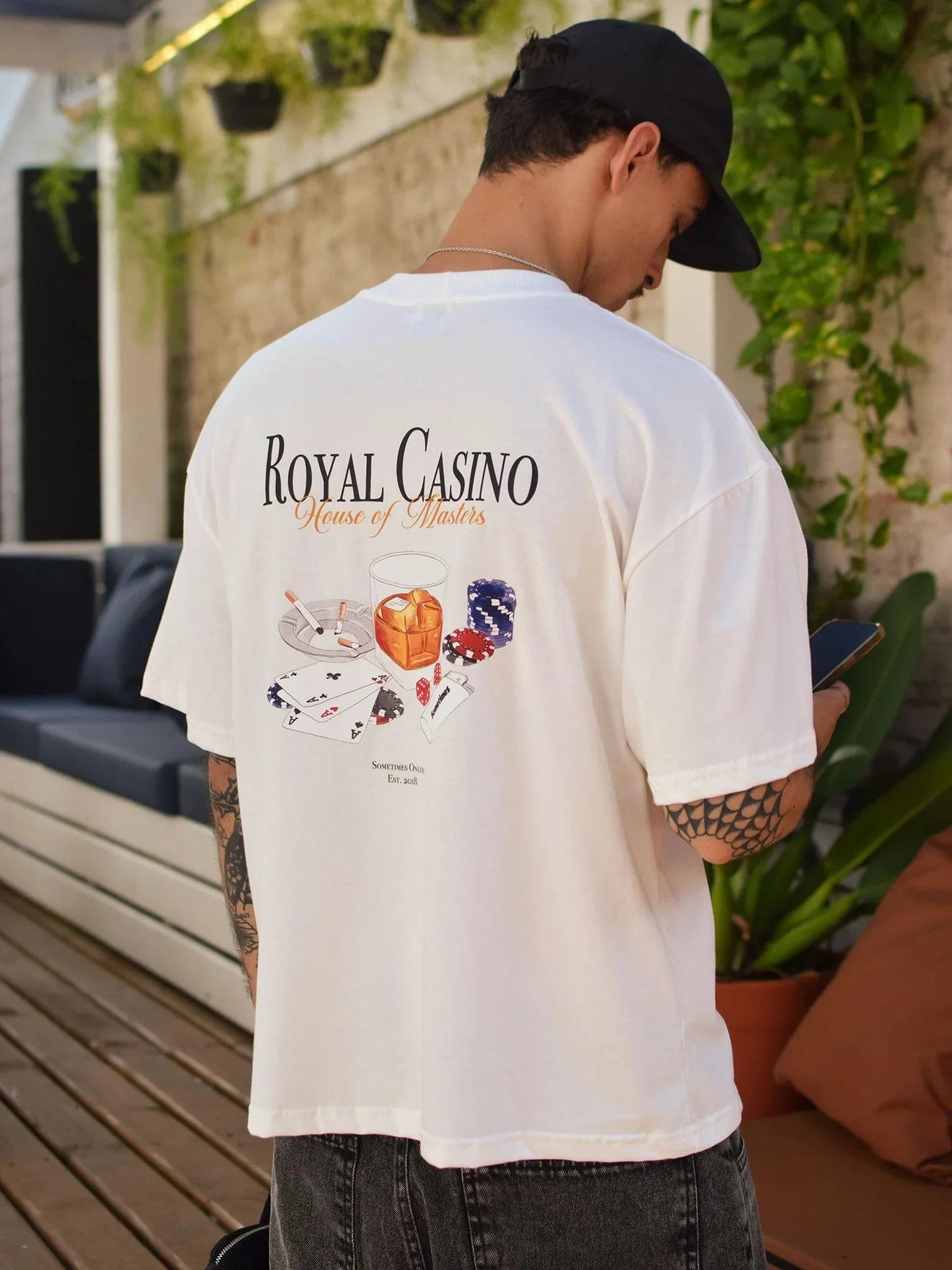 T-SHIRT ROYAL CASINO BOXY