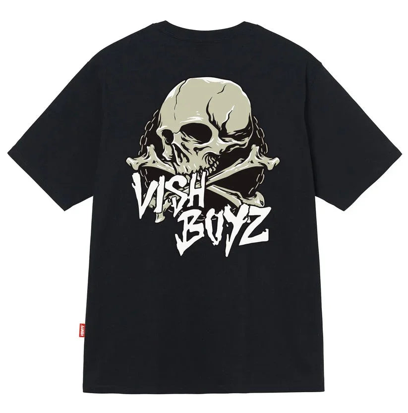 T-SHIRT VISHBOYZ SKULL BLACK