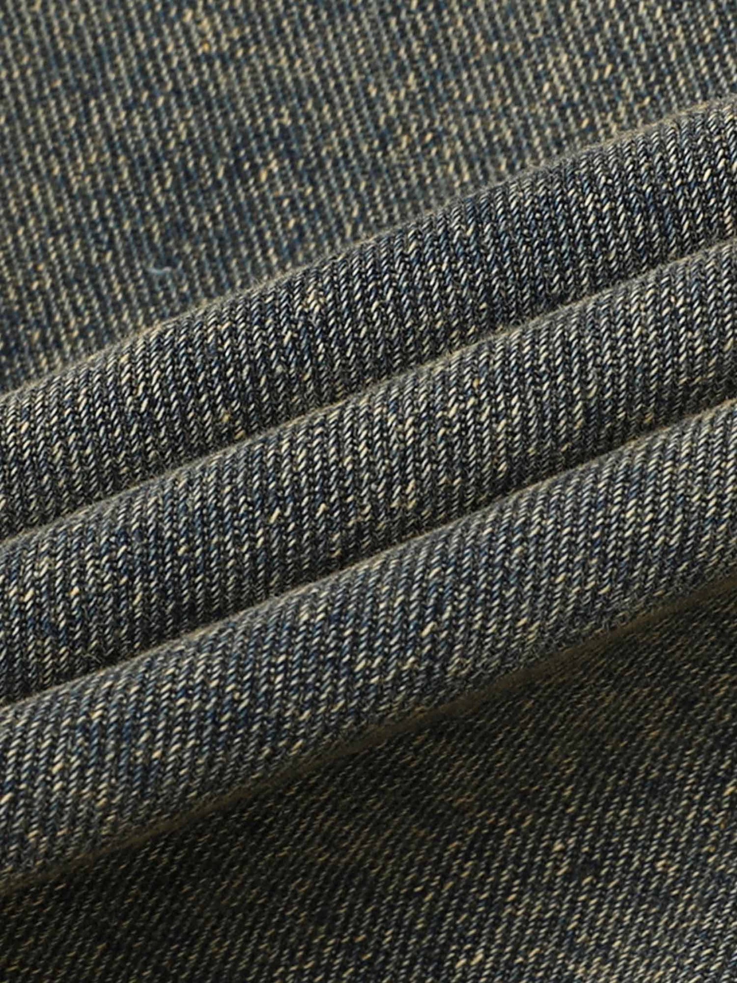 Jaqueta Raw Edge Distressed