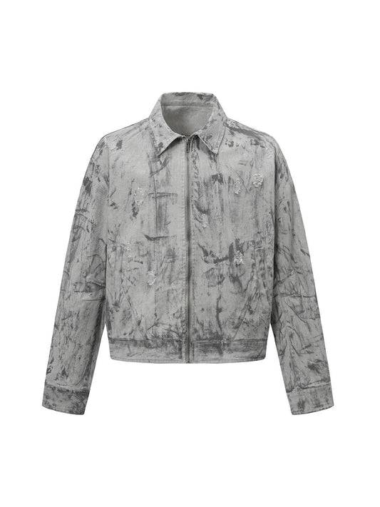JAQUETA BOMBER TIE-DYE DENIM