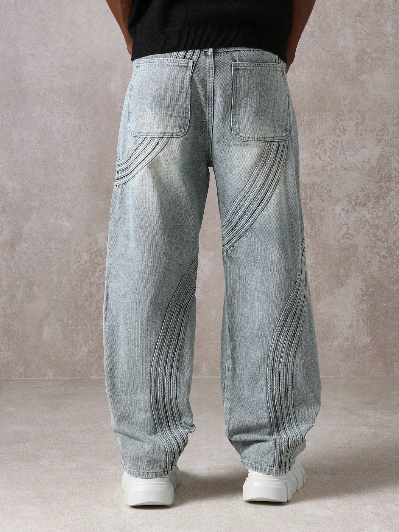CALÇA WAVE DISTRESSED DENIM