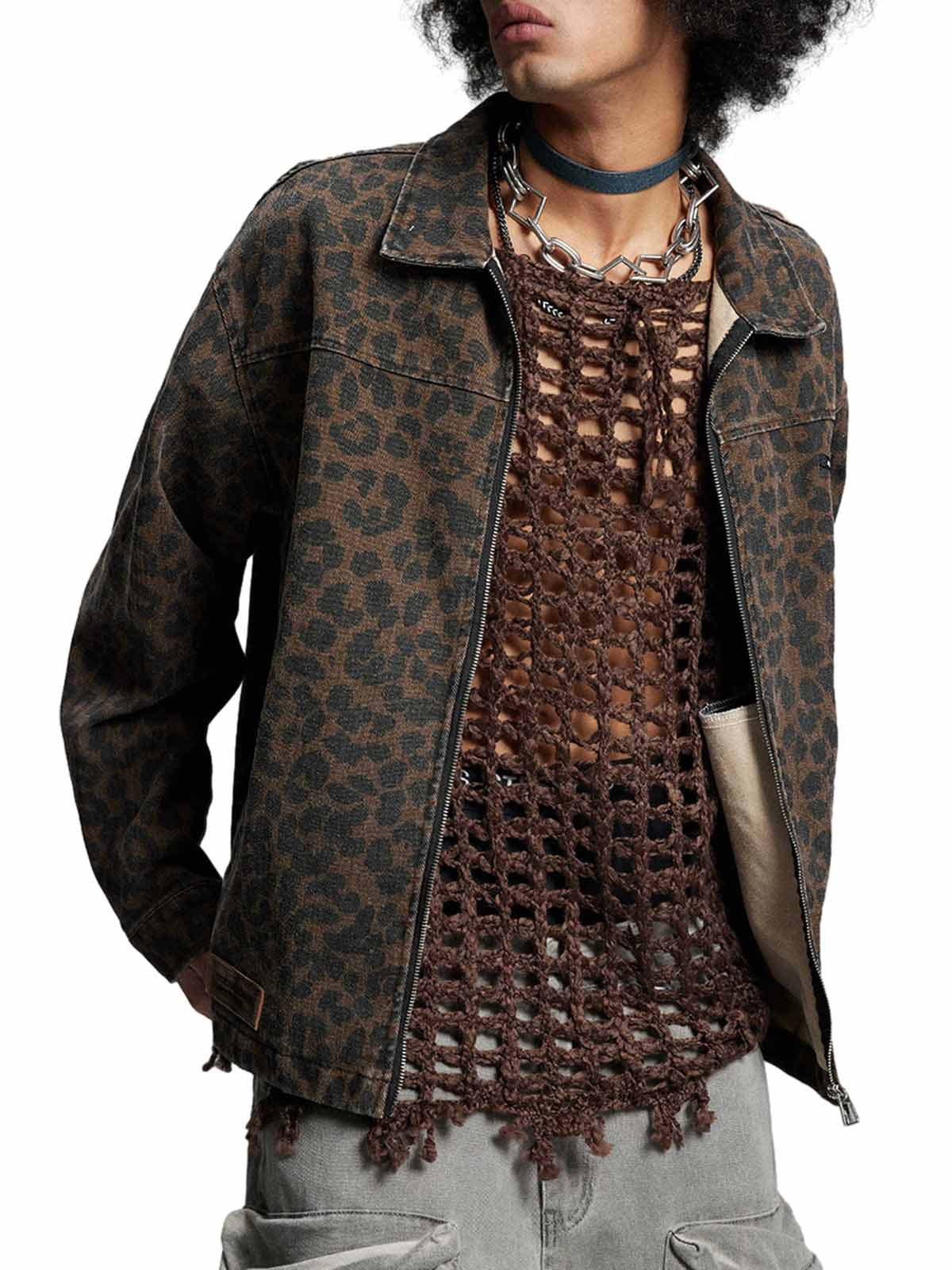 JAQUETA CHEETAH WASHED