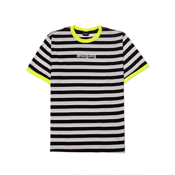 T-SHIRT STRIPED 3M BLACK/WHITE