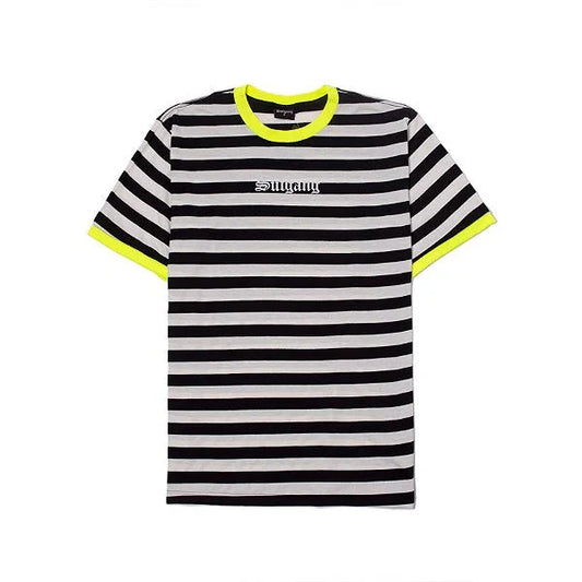 T-SHIRT STRIPED 3M BLACK/WHITE