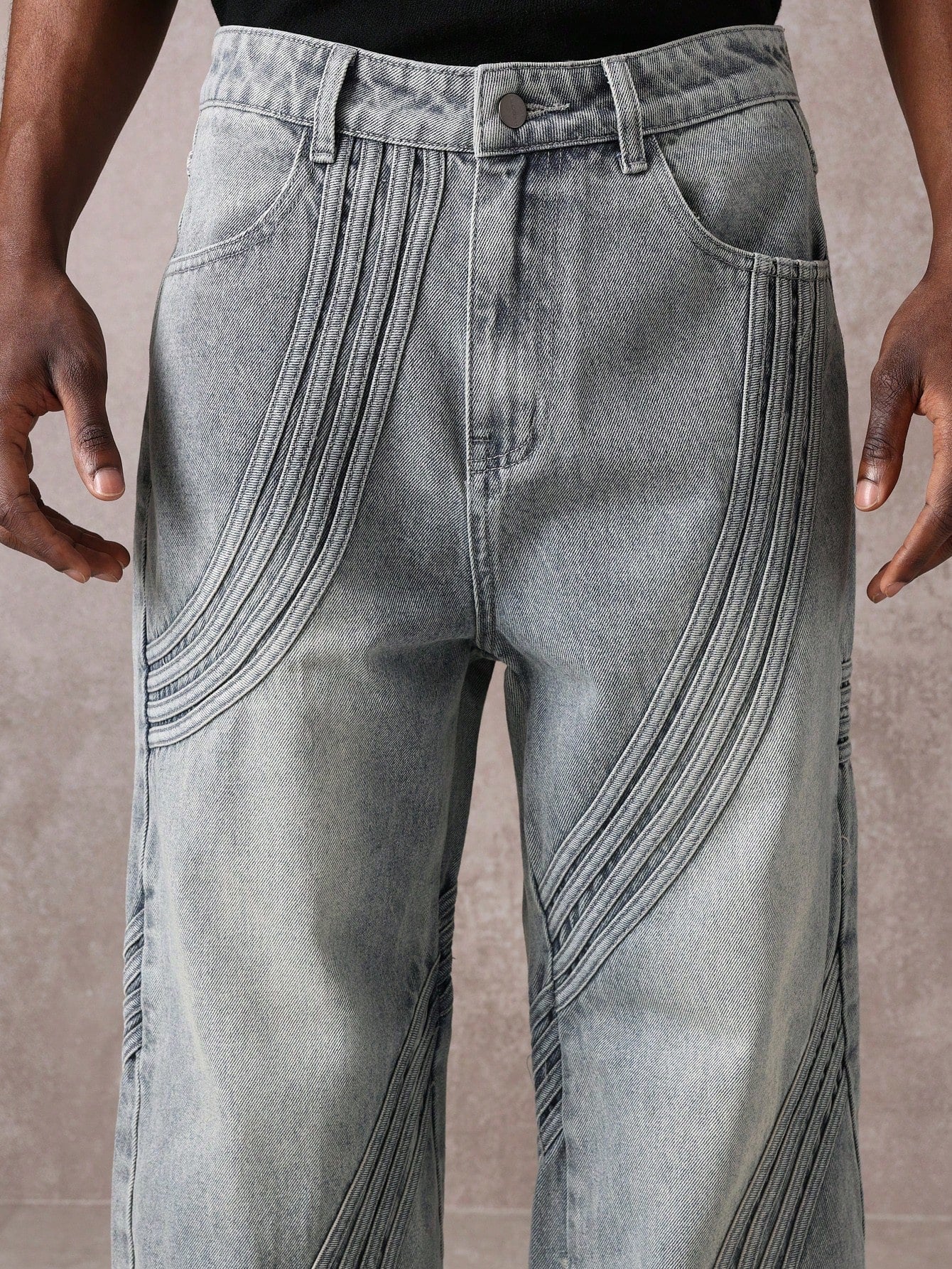 CALÇA WAVE DISTRESSED DENIM