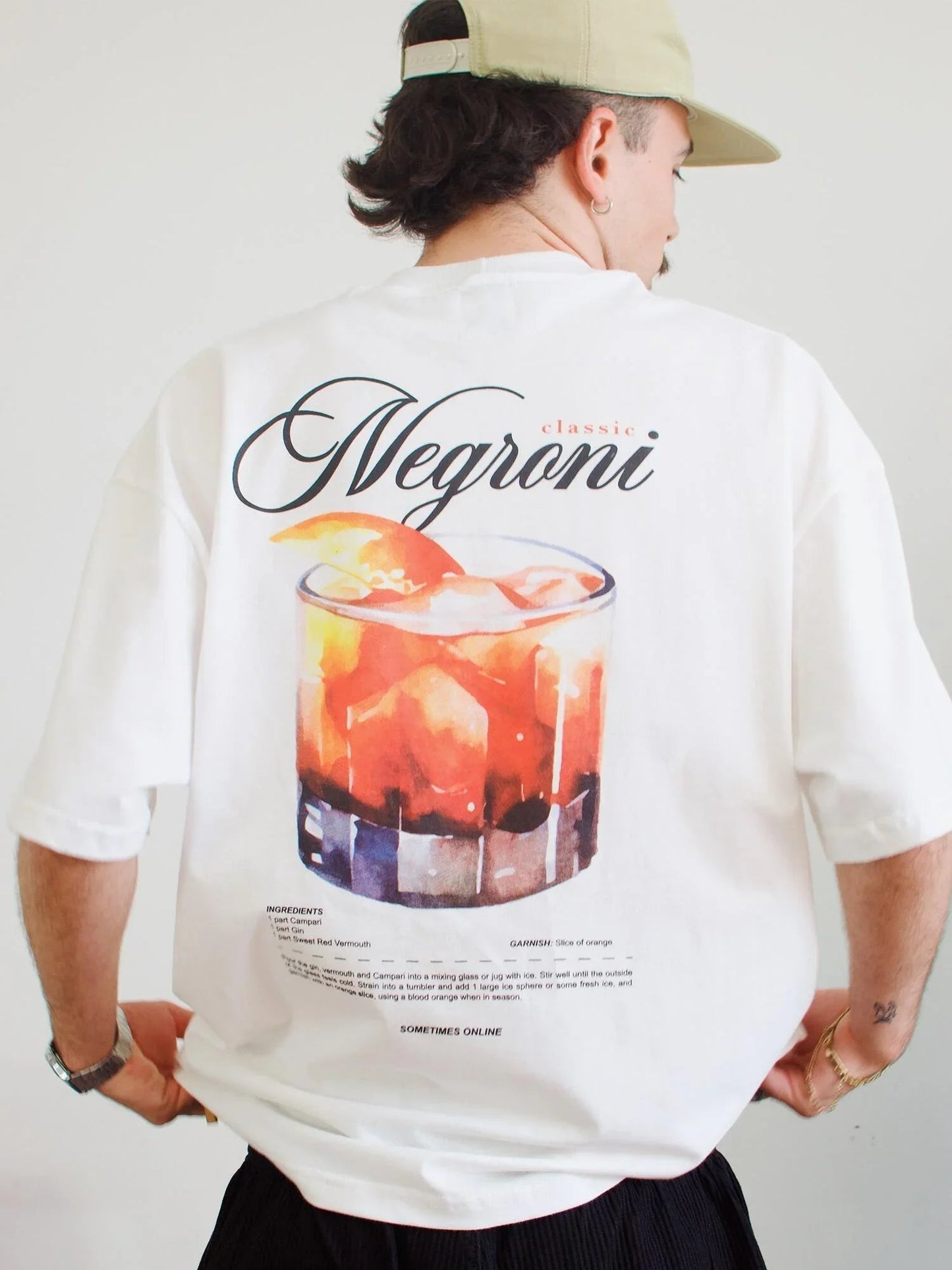 T-SHIRT BOXY NEGRONI