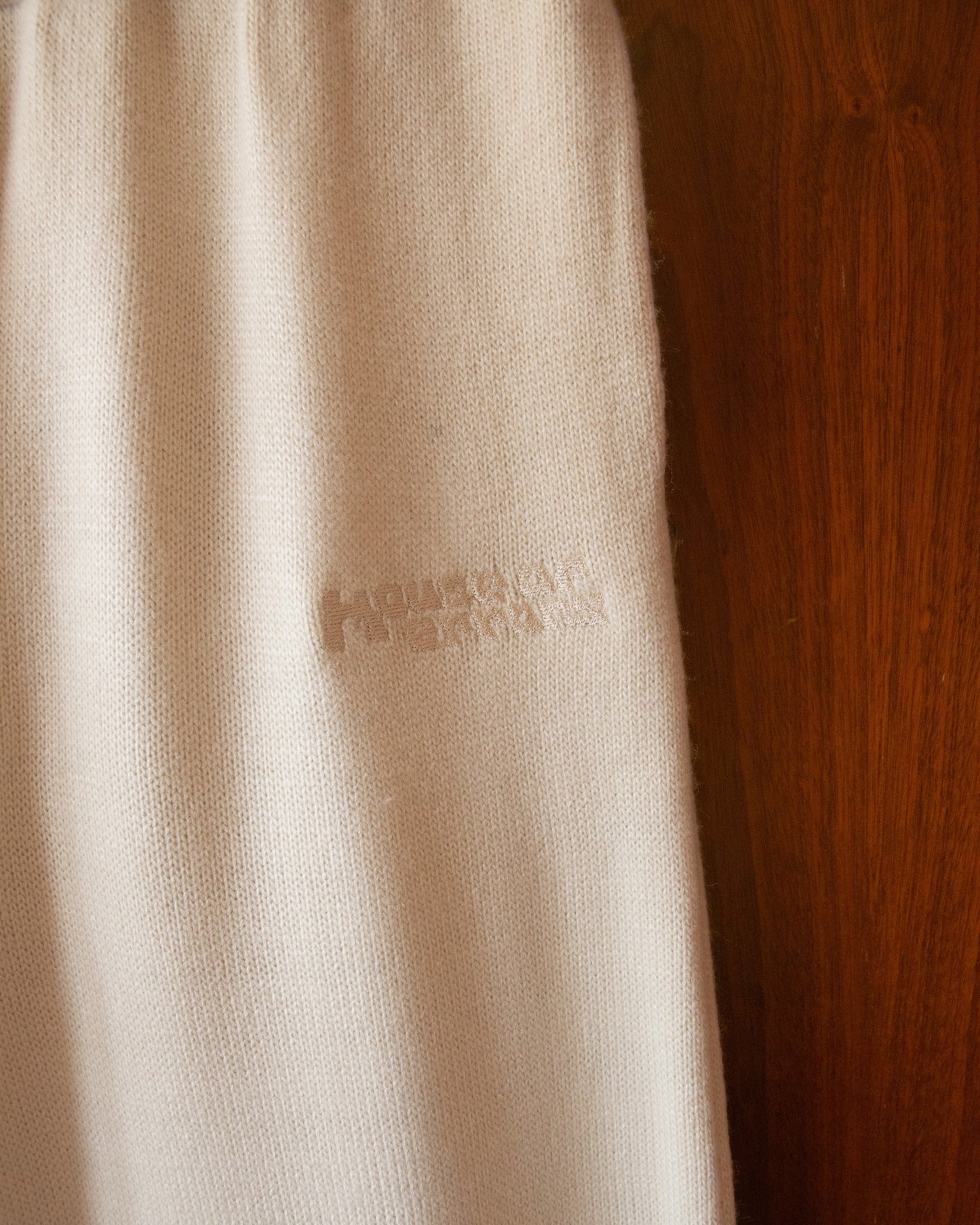 CALÇA JOGGER RELAXED KNIT CREAM