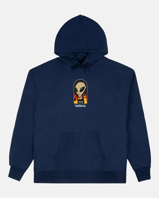 HOODIE BELIEVE NAVY