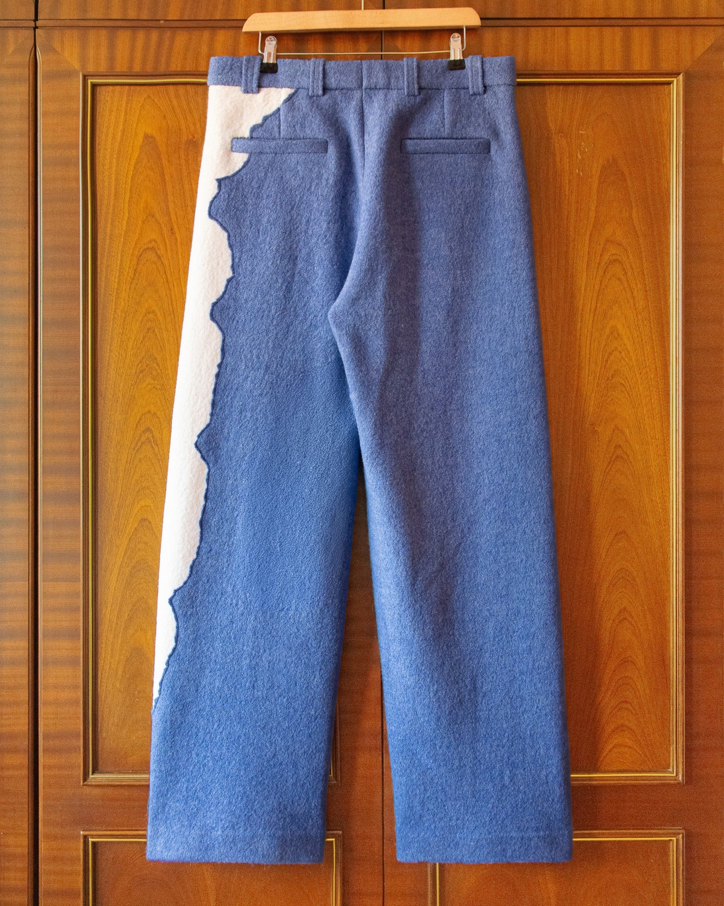 WOOL 'PLANCHE A NEIGE' TROUSERS