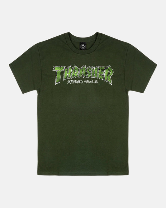 BRICK - T-SHIRT - FOREST GREEN
