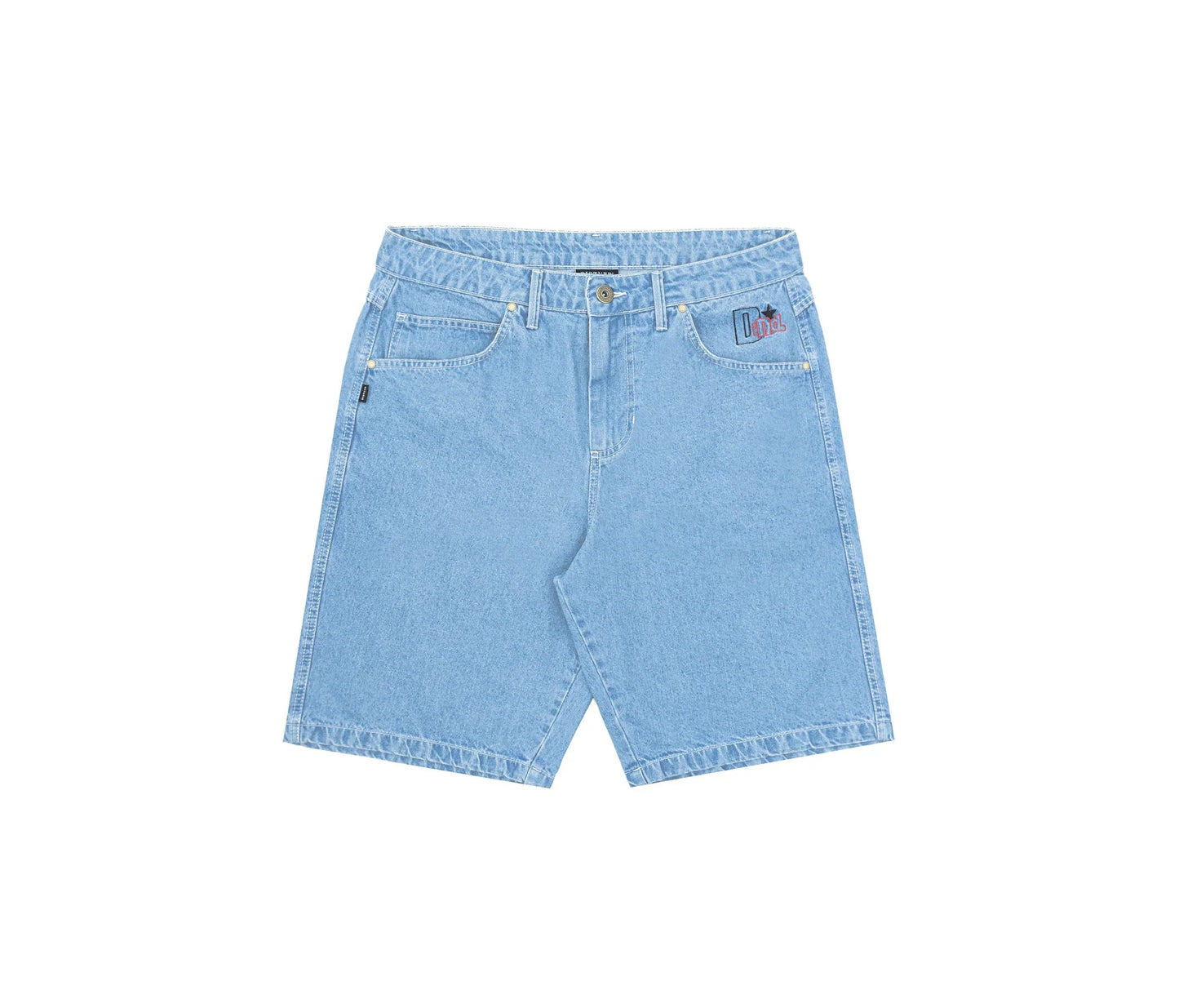 Bootleggaz Denim Shorts In Light Blue
