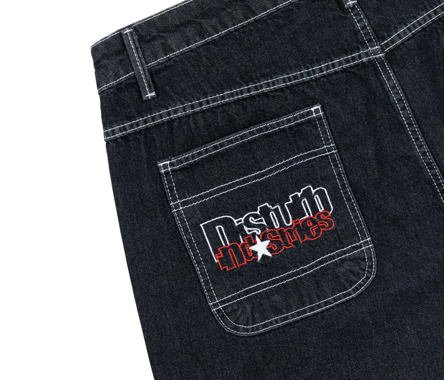 Bootleggaz Denim Shorts In Black