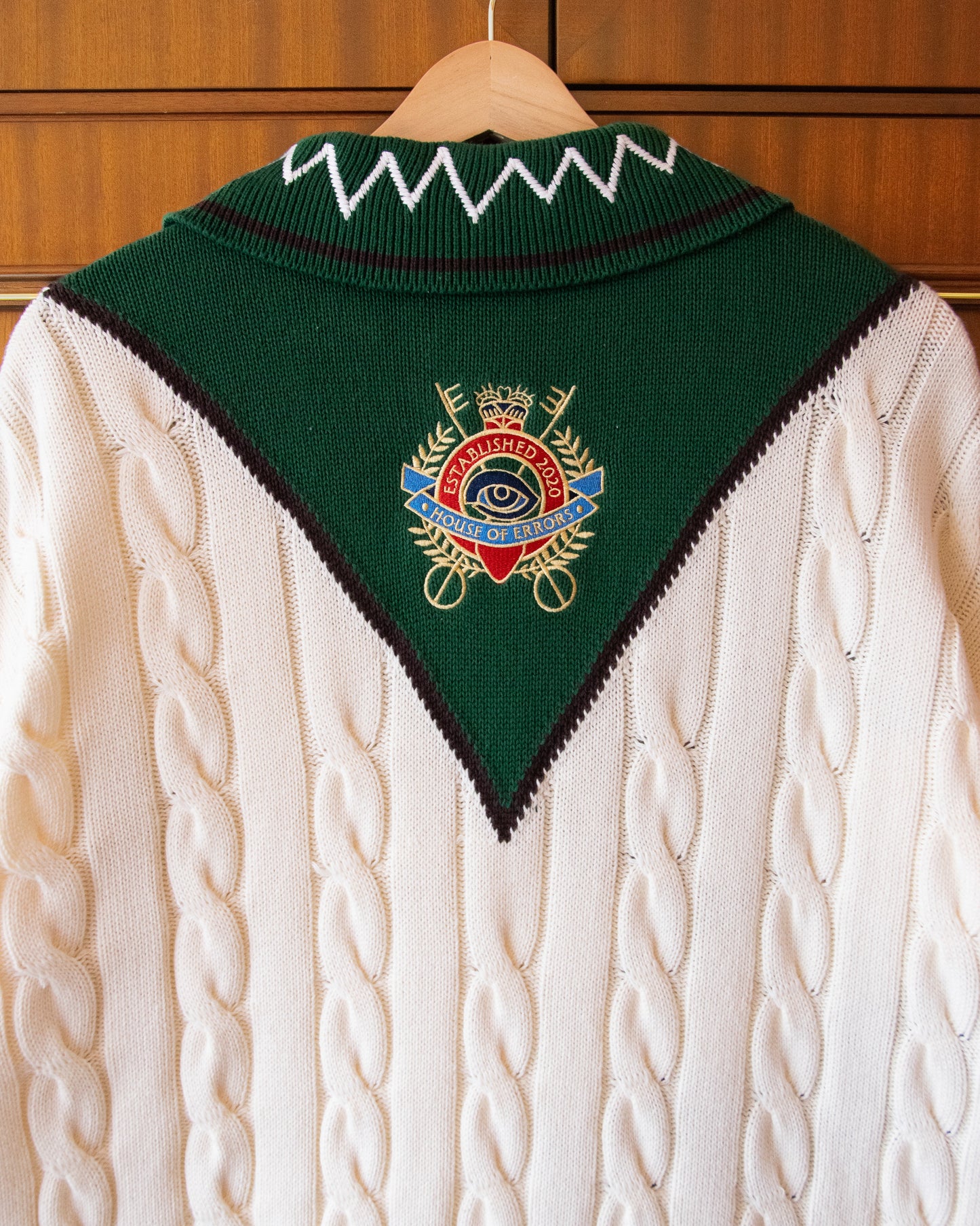 POLO CABLE KNIT DARK