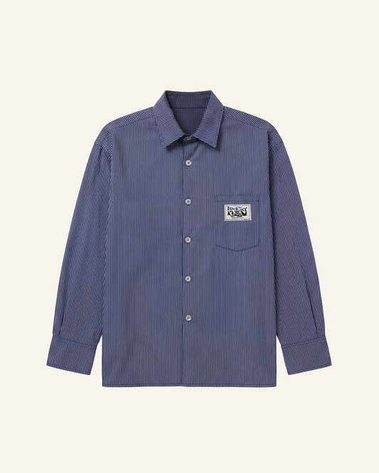 CAMISA PINSTRIPE OVERSIZED