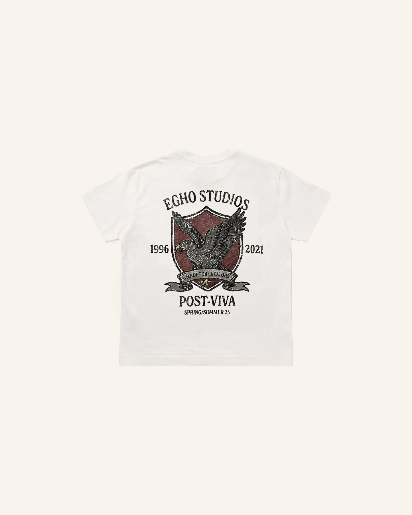T-SHIRT BLACK BIRD OVERSIZED