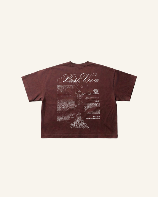 T-SHIRT HUNTER BOXY - SANGUE