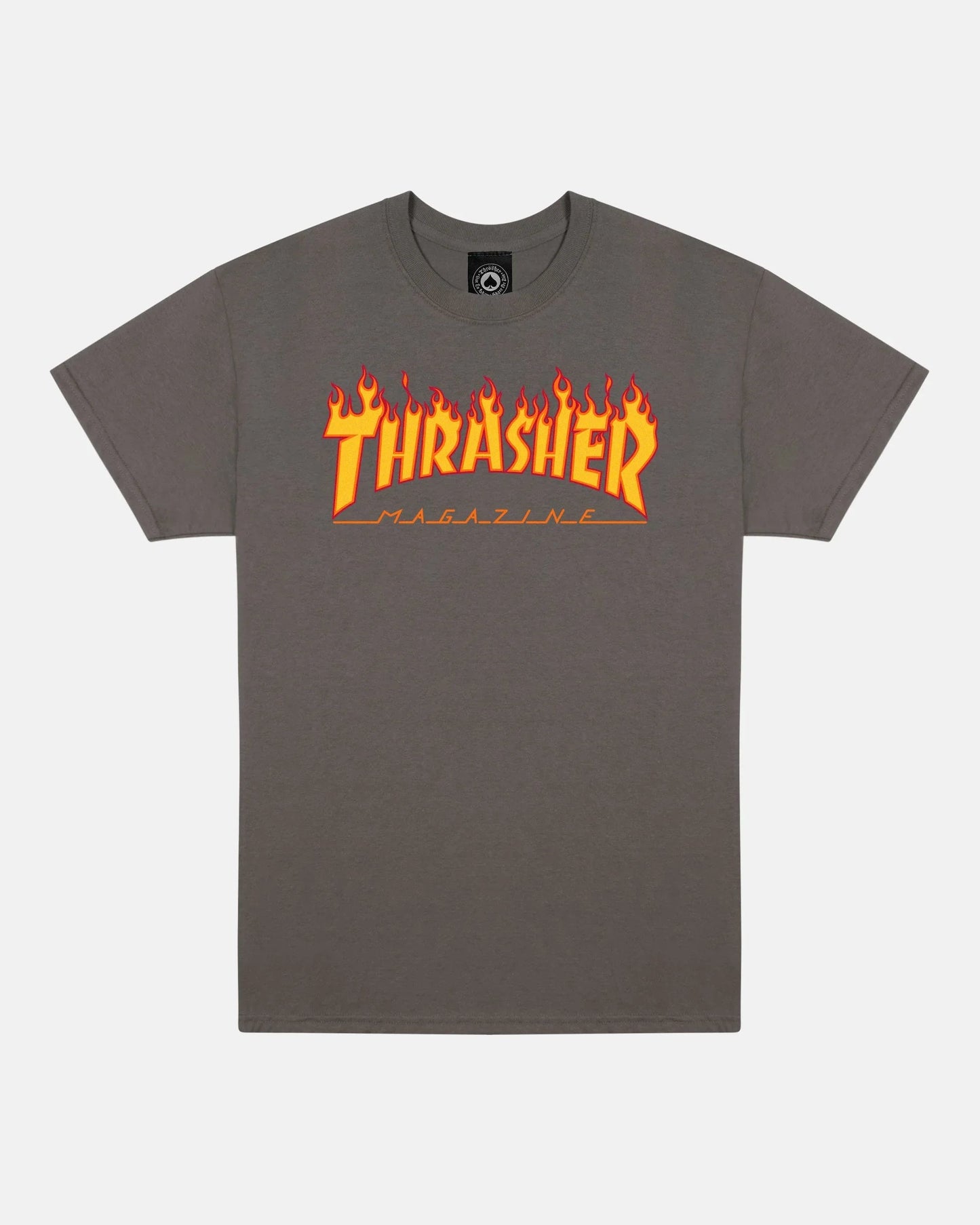 T-SHIRT FLAME CHARCOAL