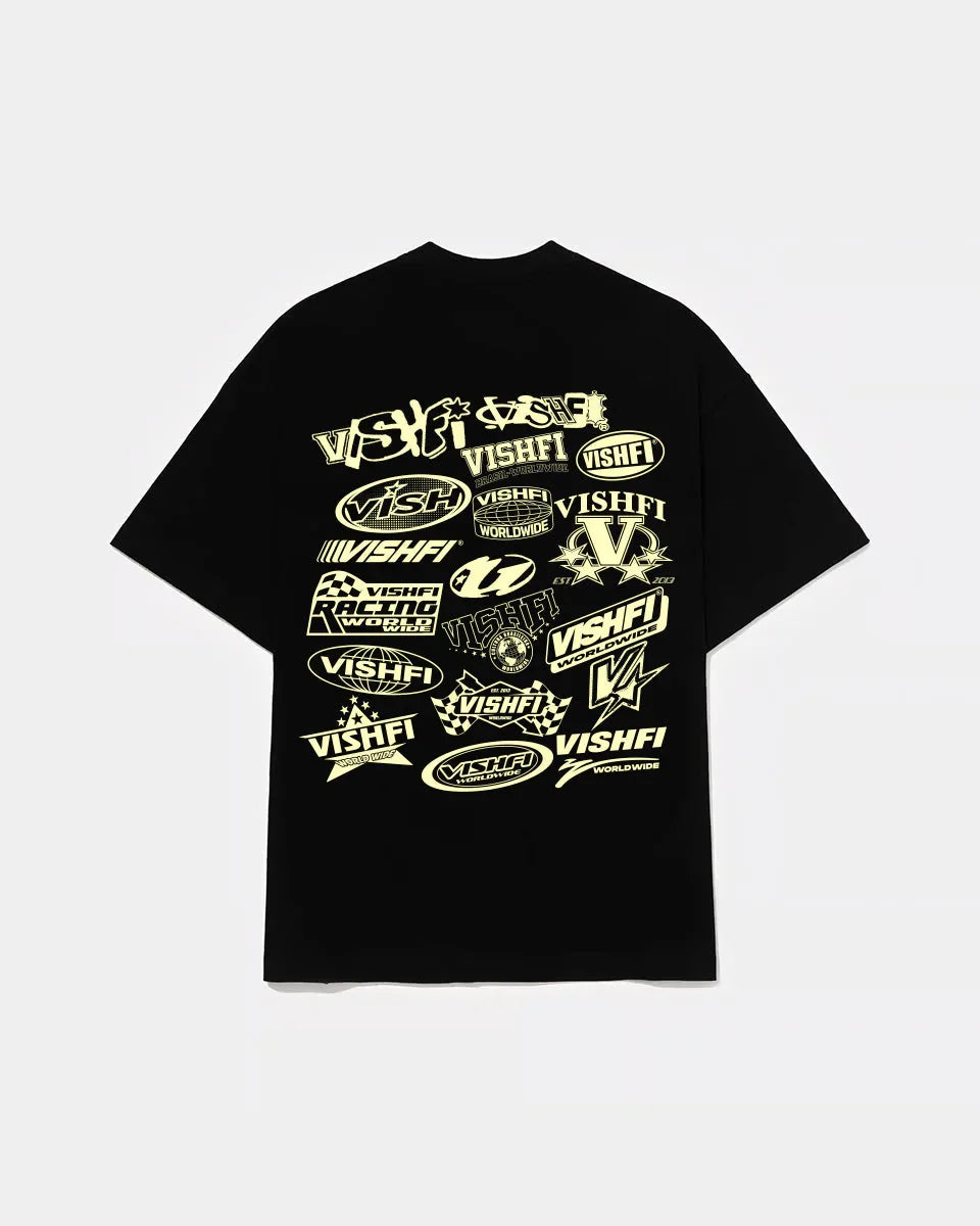 Camiseta Logotypes Preta