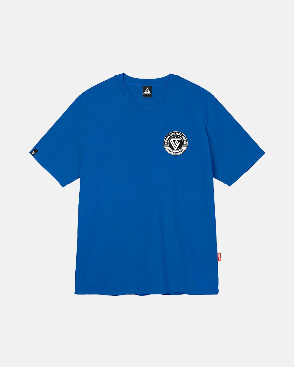 T-SHIRT EMBLEMA AZUL