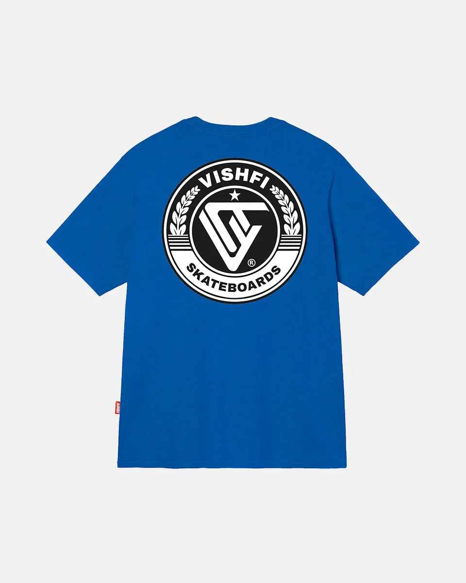 T-SHIRT EMBLEMA AZUL