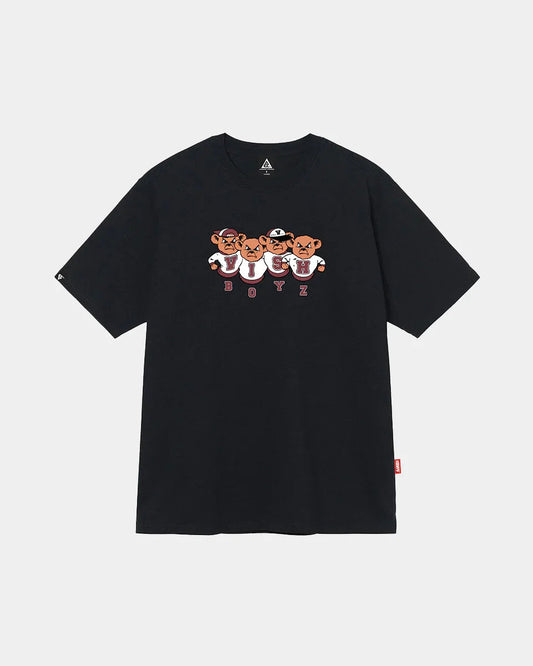T-SHIRT BEAR VISHBOYZ BLACK