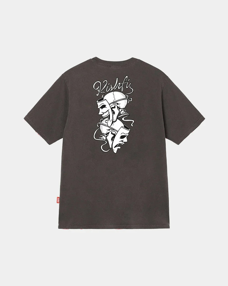 Camiseta Cry Now Later Cinza