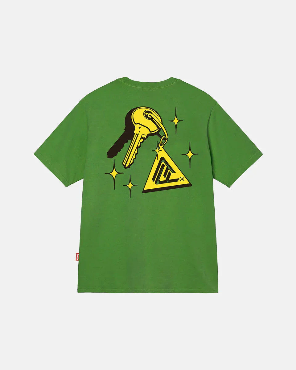 T-SHIRT KEY SYMBOL DARK GREEN