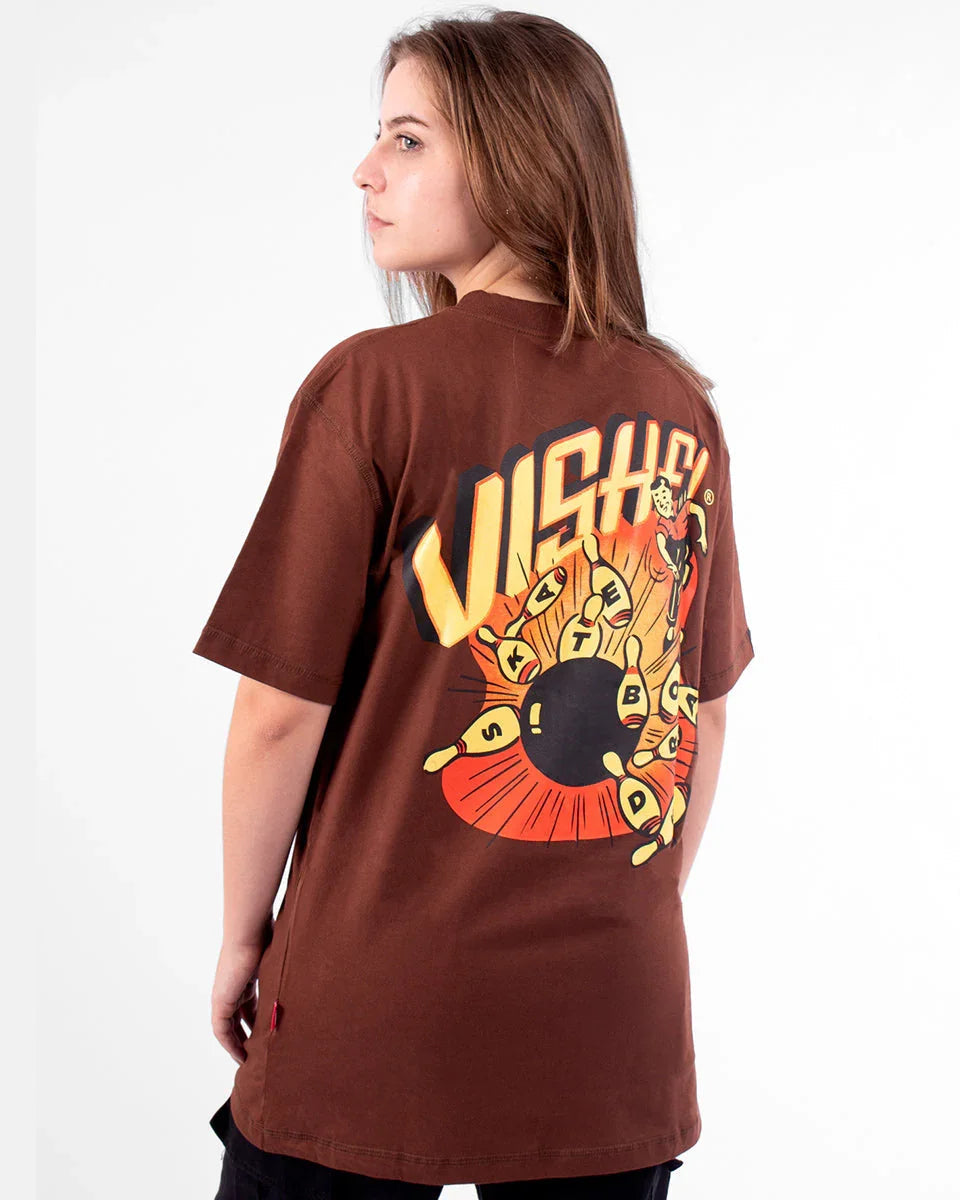 T-SHIRT STRIKE BROWN