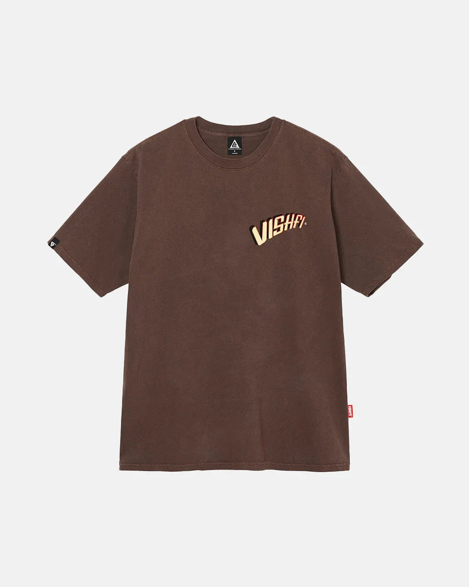 T-SHIRT STRIKE BROWN