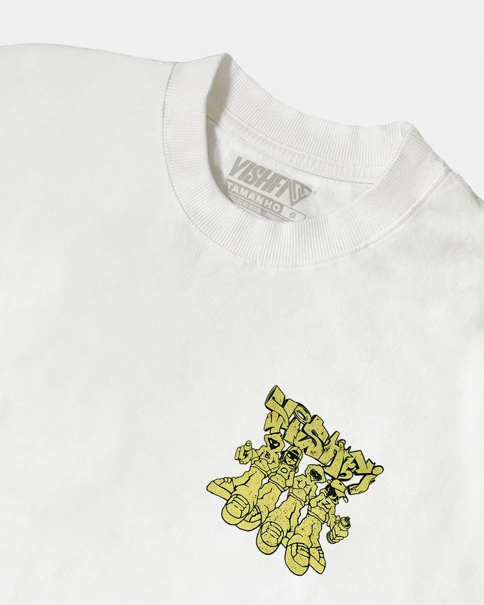 T-SHIRT VISHBOYZ OFF WHITE